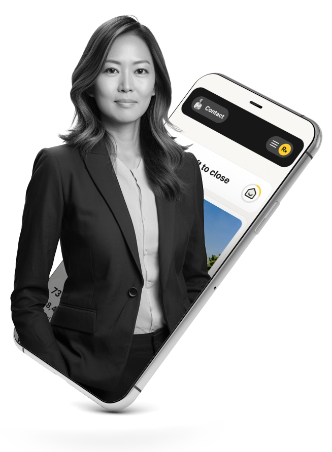 Your agent and the Rayse app, side by side