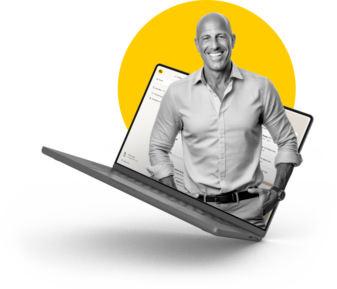Smiling broker