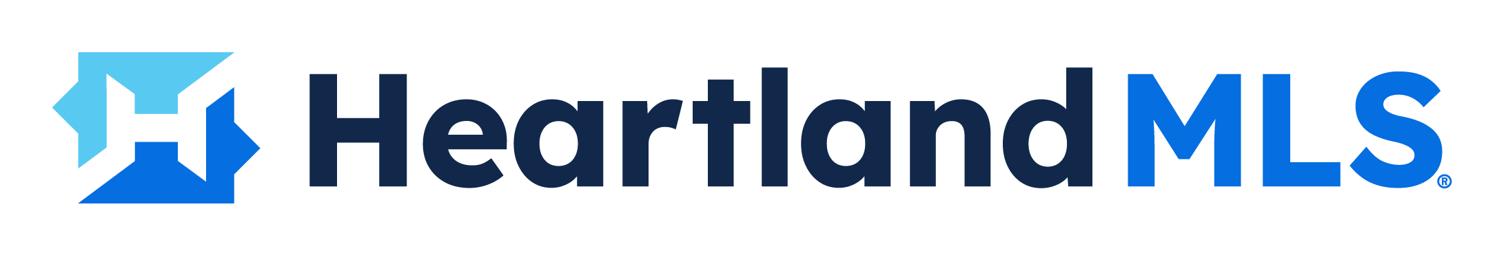 HeartlandMLS logo with stylized blue 